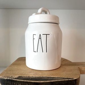 Rae Dunn Small EAT Canister